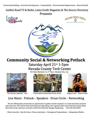 Kimberly will be performing at the Community Social & Networking Potluck – Saturday April 21st 1-5pm